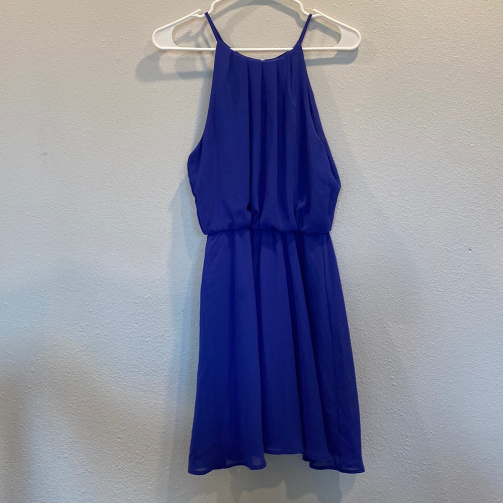 Lush Cobalt Blue Dress. Size Medium